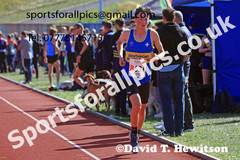 Mens Under-18s, 2026 Northern Mens 6 and Womens 4 Stage and Youngsters Relays, Silksworth, Sunderland. Photo: David T. Hewitson/Sports for All Pics